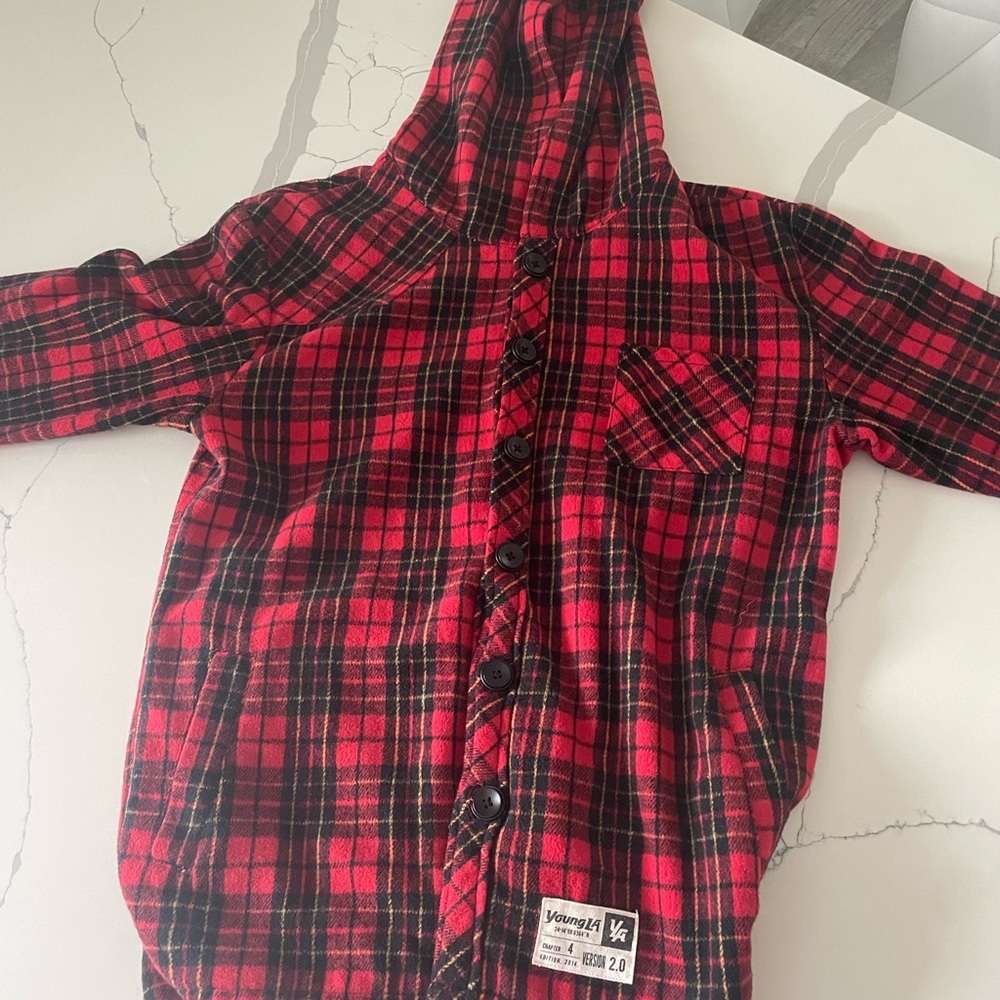 YoungLA Hooded Flannel